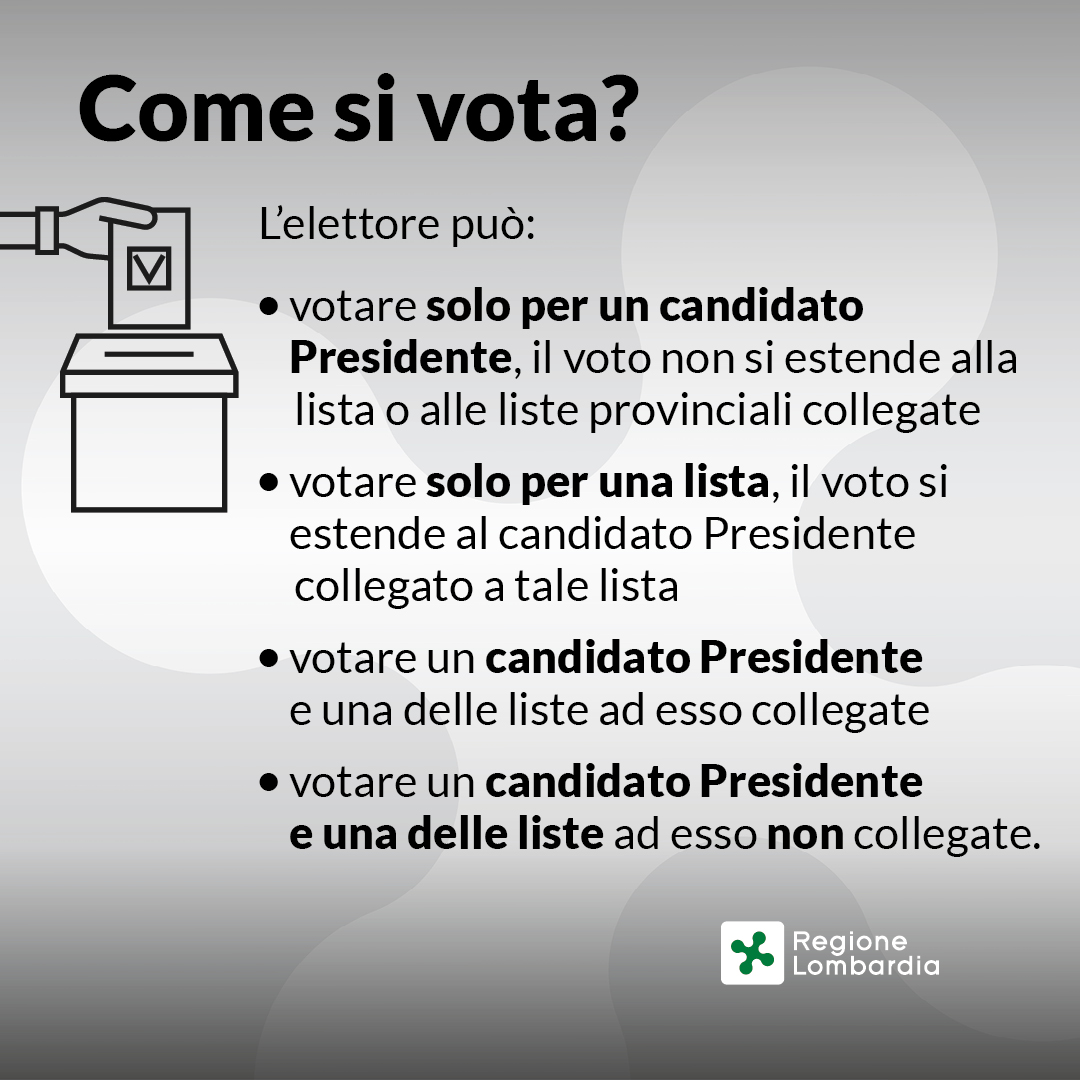 Immagine COME SI VOTA