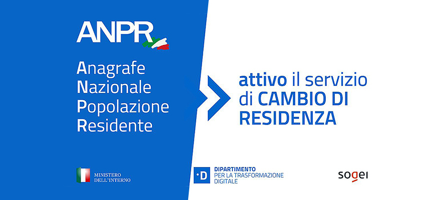 Immagine CAMBIO DI RESIDENZA ON LINE