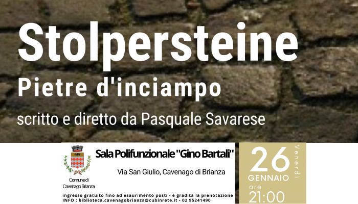 Immagine Stolpersteine – Pietre d’inciampo