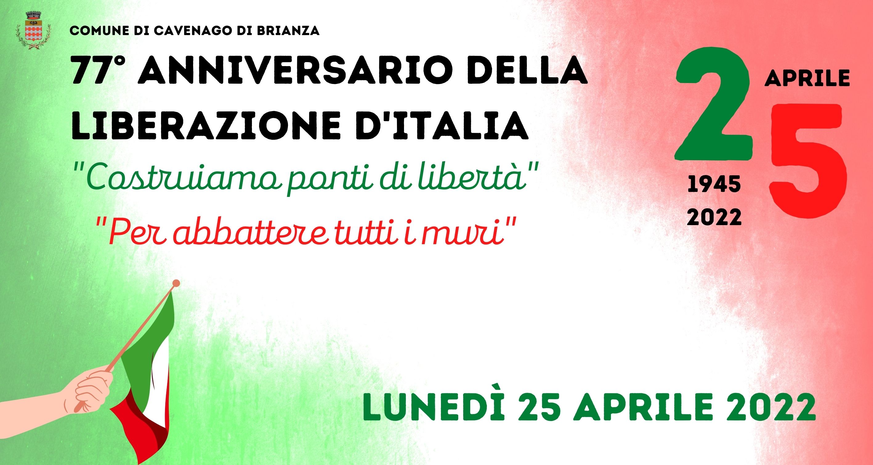 Immagine 77° ANNIVERSARIO DELLA LIBERAZIONE