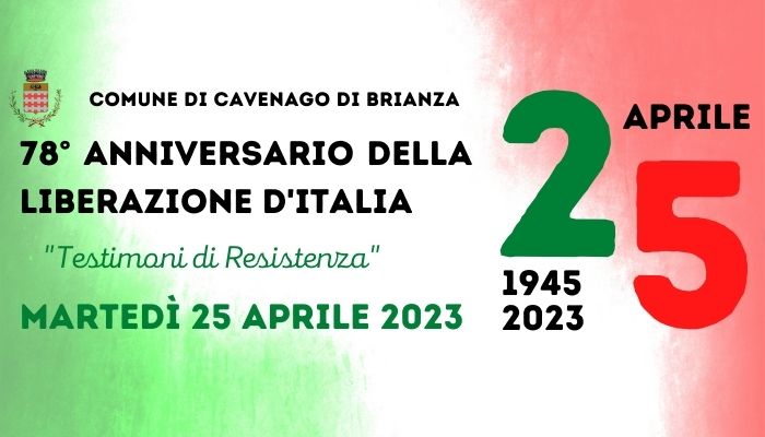 Immagine Celebrazione del 25 Aprile 2023