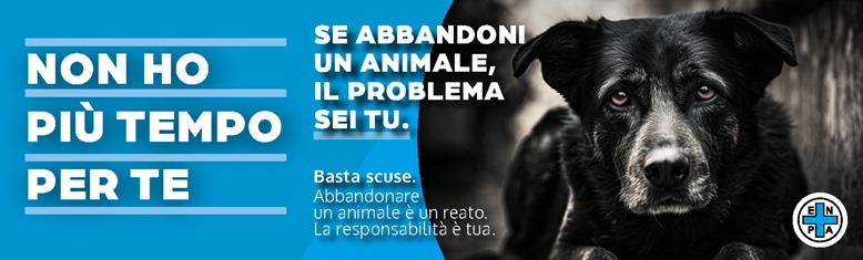 Immagine ENPA - campagna antiabbandono 2023