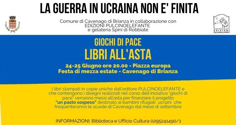 Immagine GIOCHI DI PACE: libri all'asta