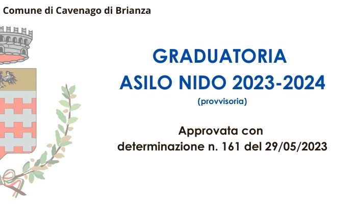 Immagine GRADUATORIA ASILO NIDO ANNO 2023/2024