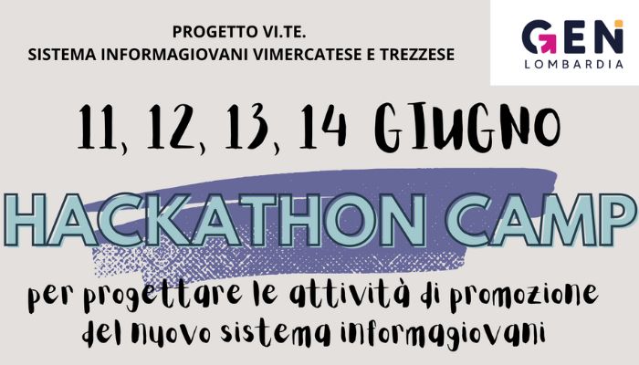 Immagine GIOVANI | Hackathon Camp dall'11 al 14 giugno