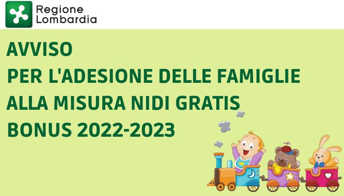 Immagine Nidi Gratis - Bonus 2022/2023