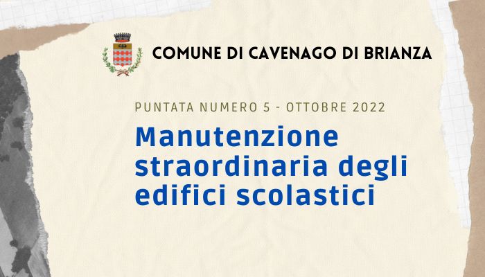 Immagine STRADA FACENDO 5 - Manutenzione straordinaria degli edifici scolatici